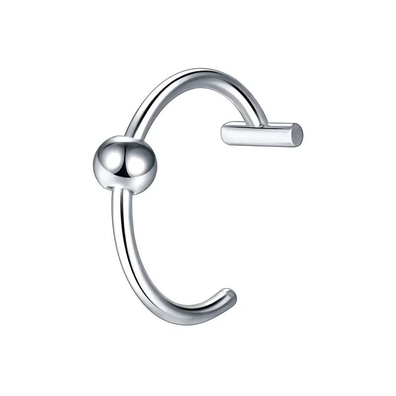 1Pc Stainless Steel Fake Nose Ring Hoop Septum Rings C Clip Lip Ring Earring Fake Nose Piercing Women Body Jewelry Non - Pierced - Kaiju Mafia