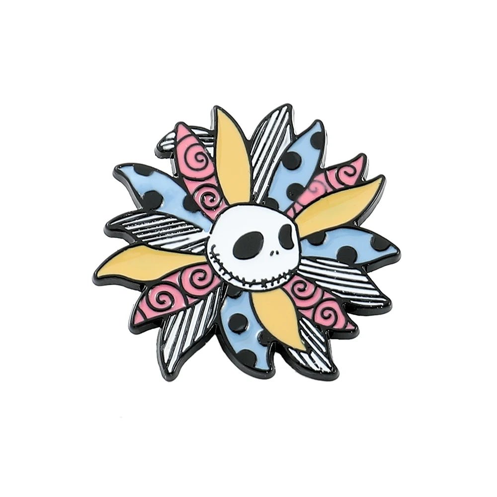 Disney The Nightmare Before Christmas Enamel Pin Cartoon Figure Sally Jack Skellington Metal Badge Brooch Kawaii Accessories - Kaiju Mafia