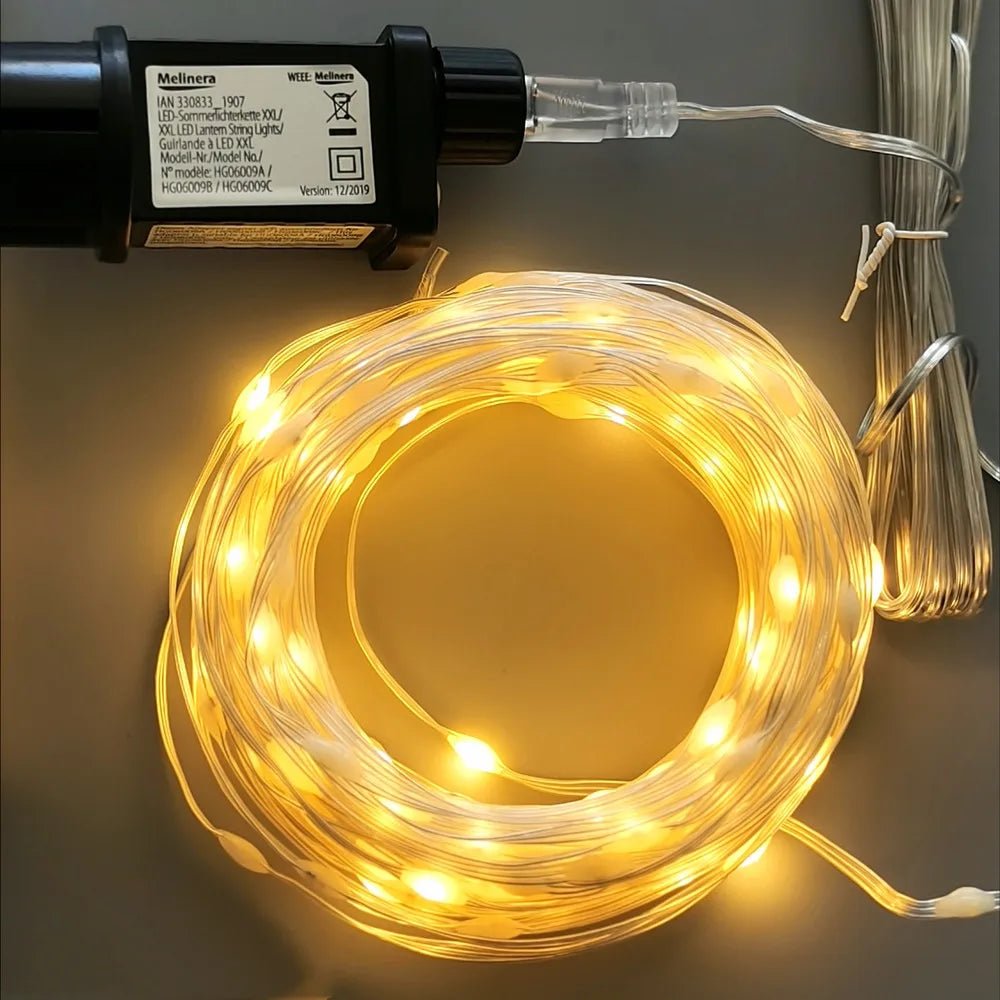 Outdoor Fairy Lights 100/150M Waterproof Garland IP67 EU/US Plug Starry String Lights Christmas Decorations 2025 Festoon Led - Kaiju Mafia