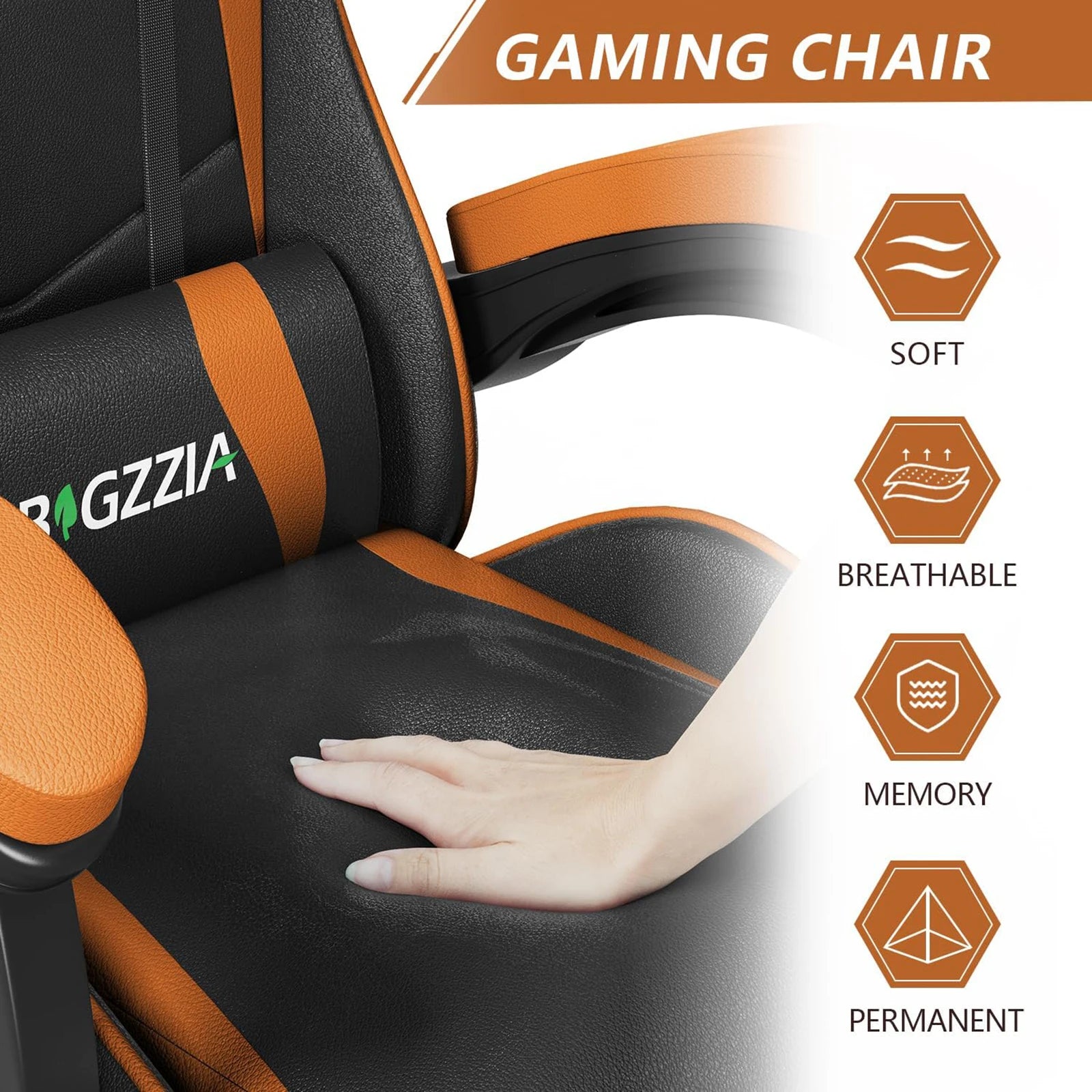 Ergo Gaming Chair with Headrest & Lumbar Support - Kaiju Mafia