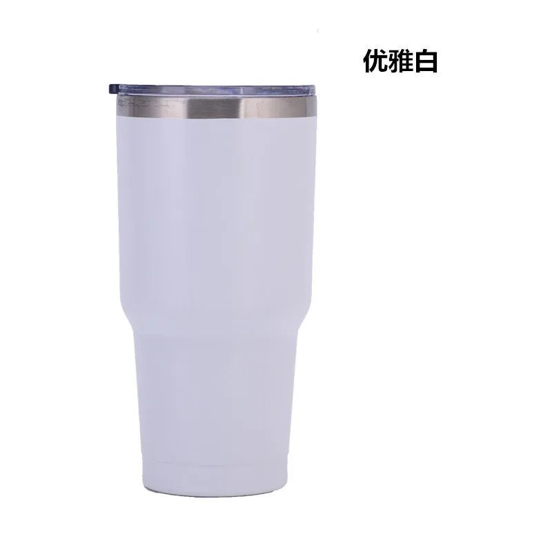 30oz 20oz Tumblers Yetys Travel Mugs Beer Cup With Straw Lids Stainless Steel Vacuum Insulat Thermal Water Bottle for Car Coffee - Kaiju Mafia
