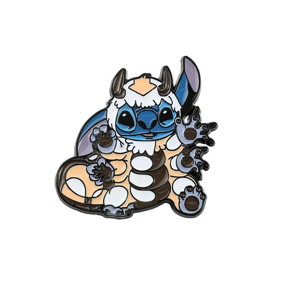 Disney Lilo & Stitch Brooches Cute Stitch Pin for Backpack Cartoon Anime Metal Badges for Bag Hat Accessories Christmas Gifts - Kaiju Mafia