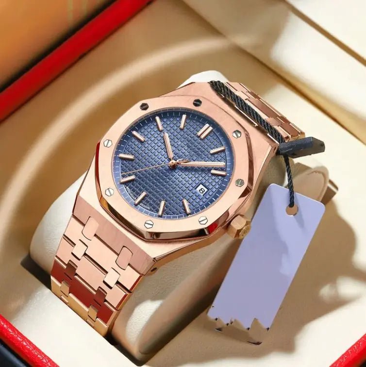 Waterproof Fashion Business Trend Luminous Calendar Watch - Kaiju Mafia