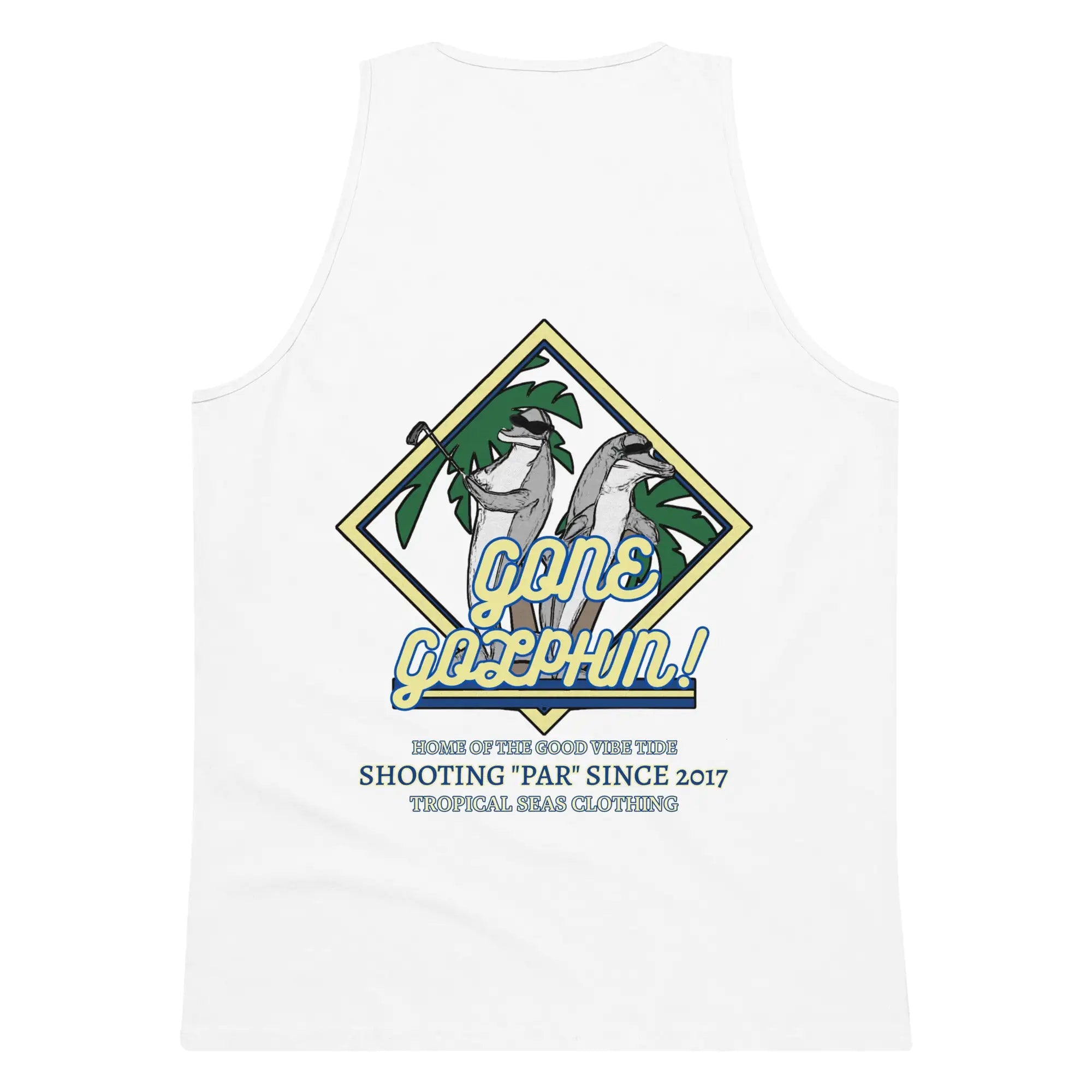 Men’s Premium Gone Golphin Tank Top - Kaiju Mafia