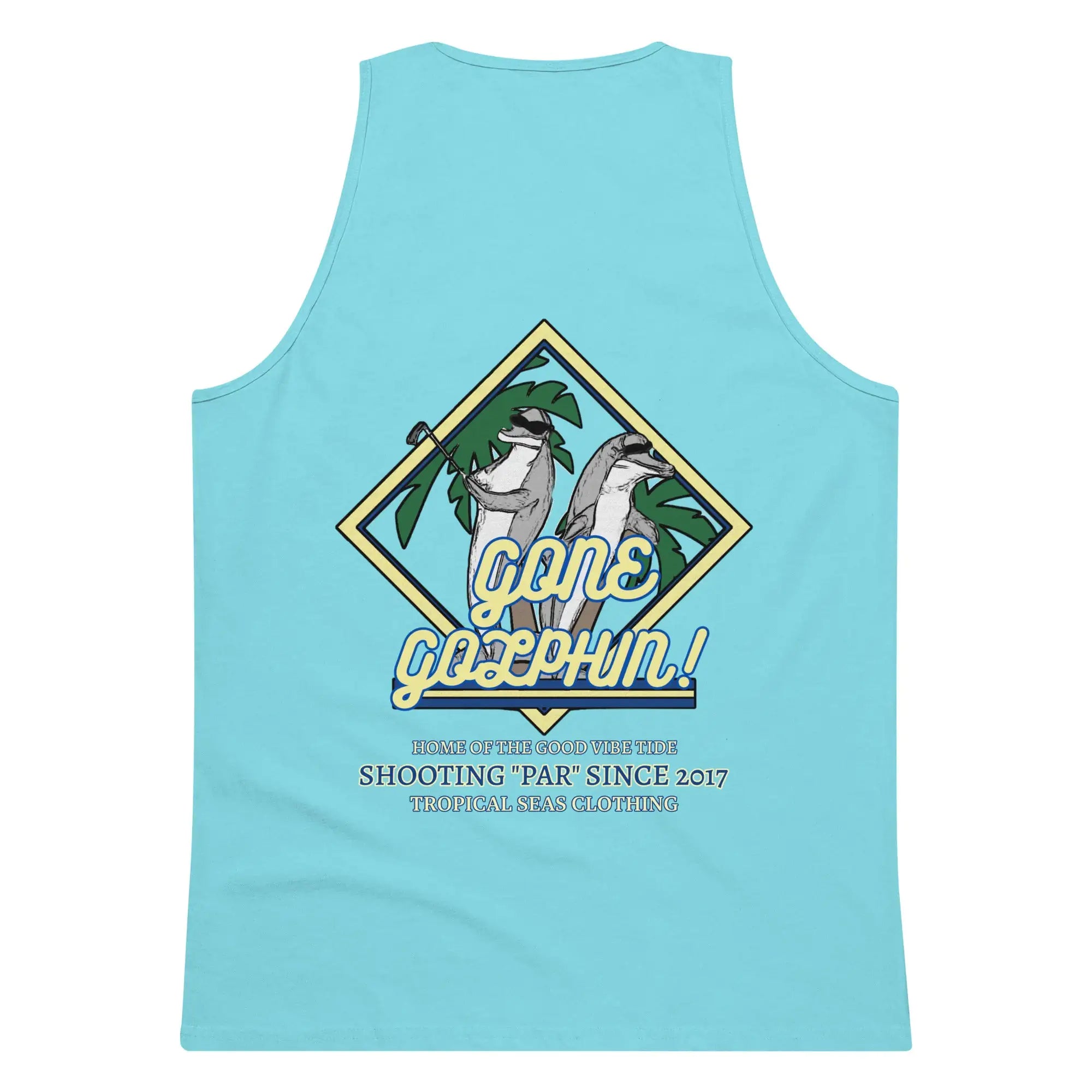 Men’s Premium Gone Golphin Tank Top - Kaiju Mafia