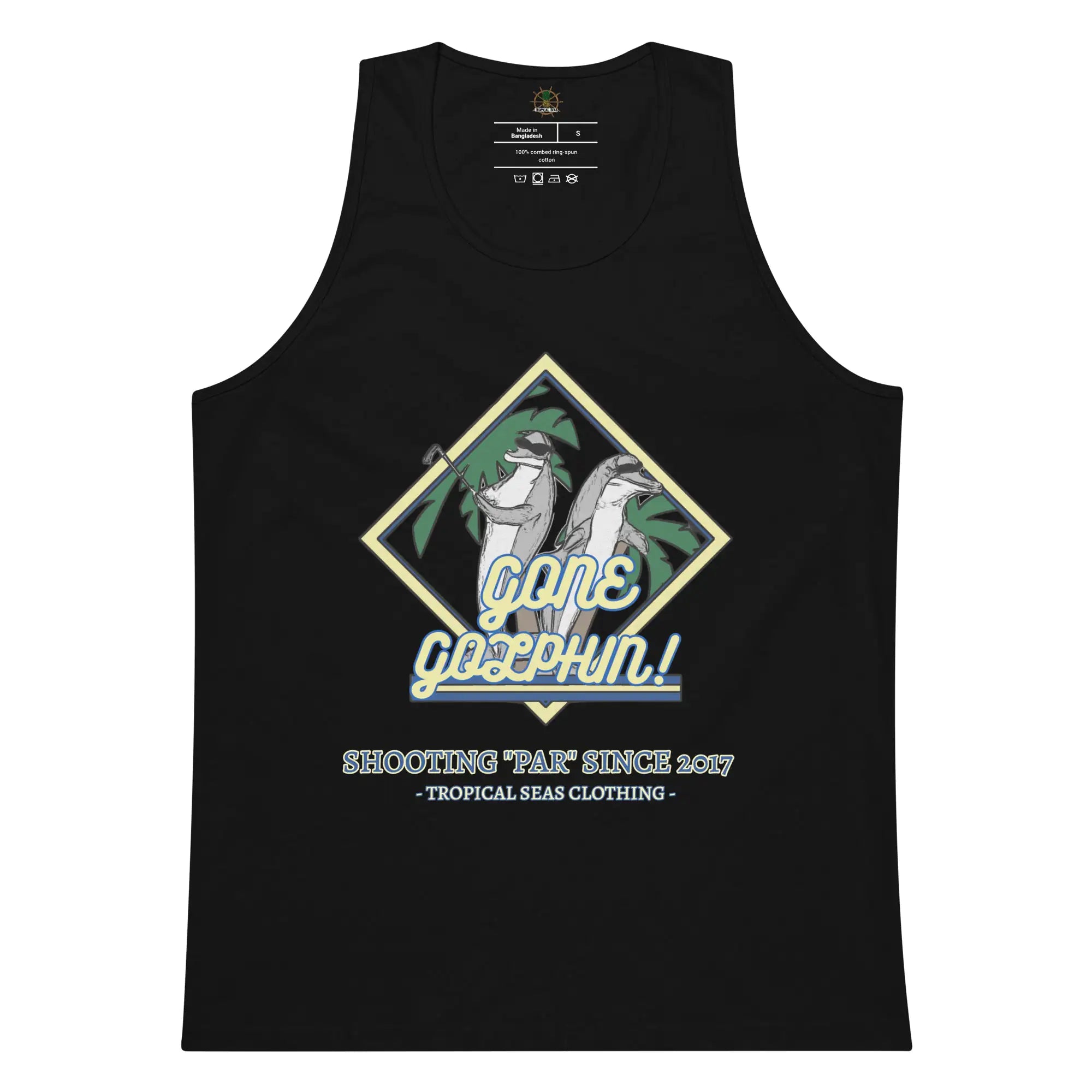 Men’s Premium Gone Golphin Tank Top - Kaiju Mafia