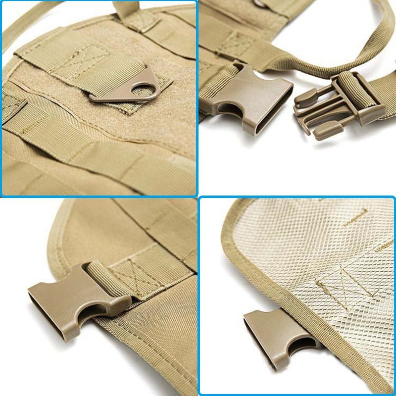 Tactical Military Dog Harness - Kaiju Mafia