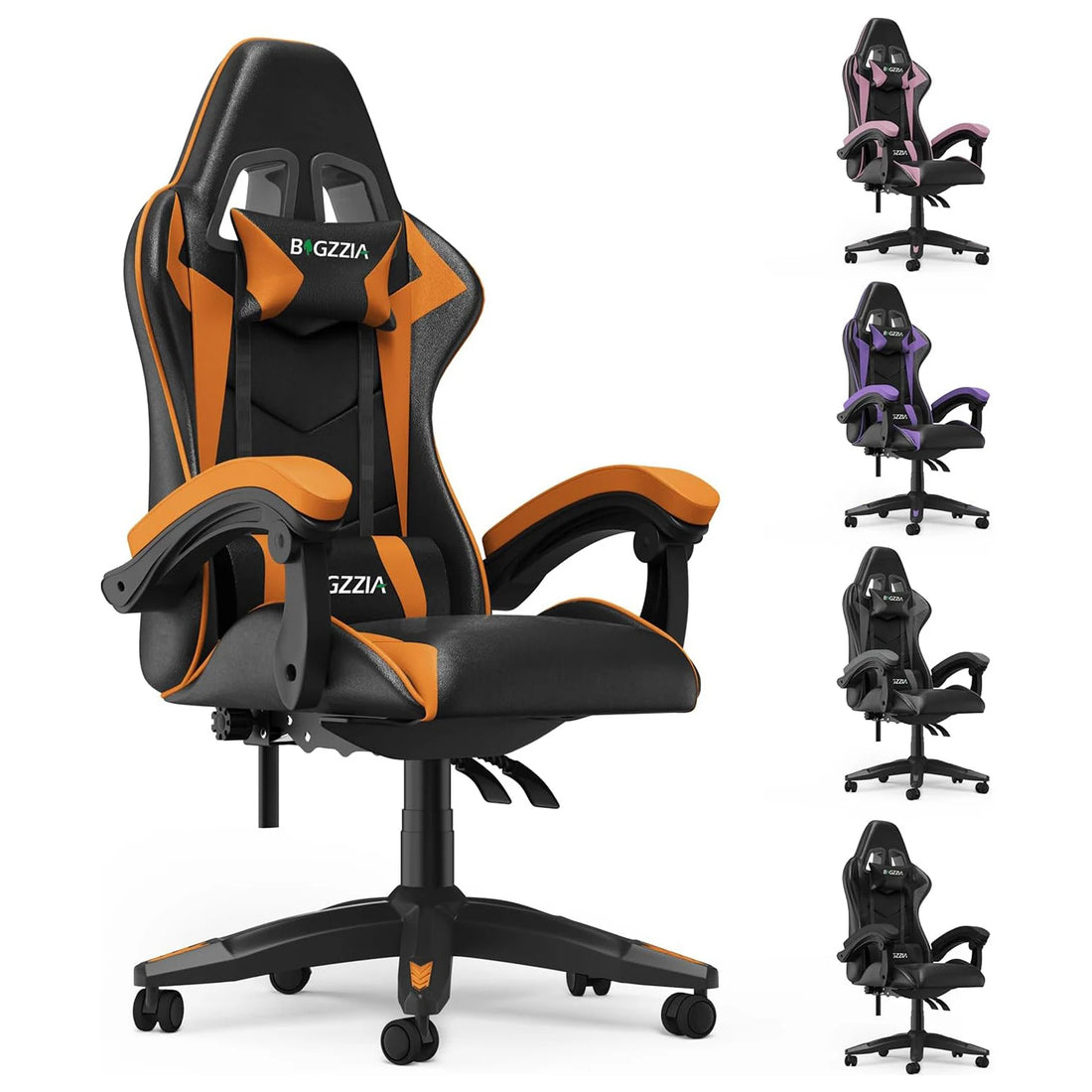 Ergo Gaming Chair with Headrest &amp; Lumbar Support - Kaiju Mafia