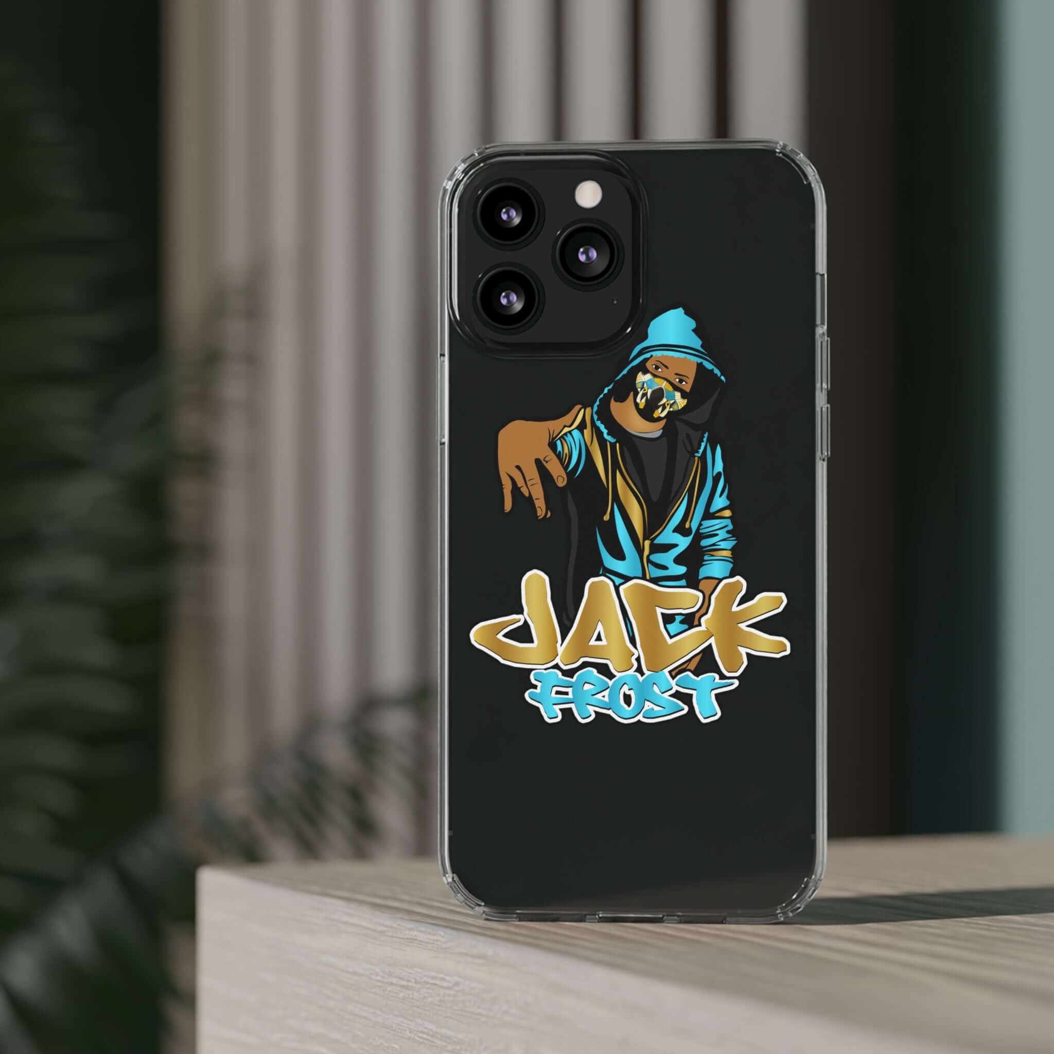 Jack Frost Face Clear Case