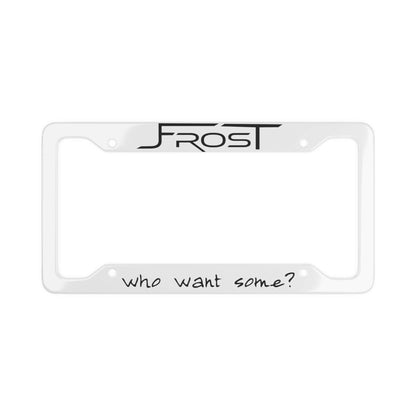 J. Frost License Plate Frame