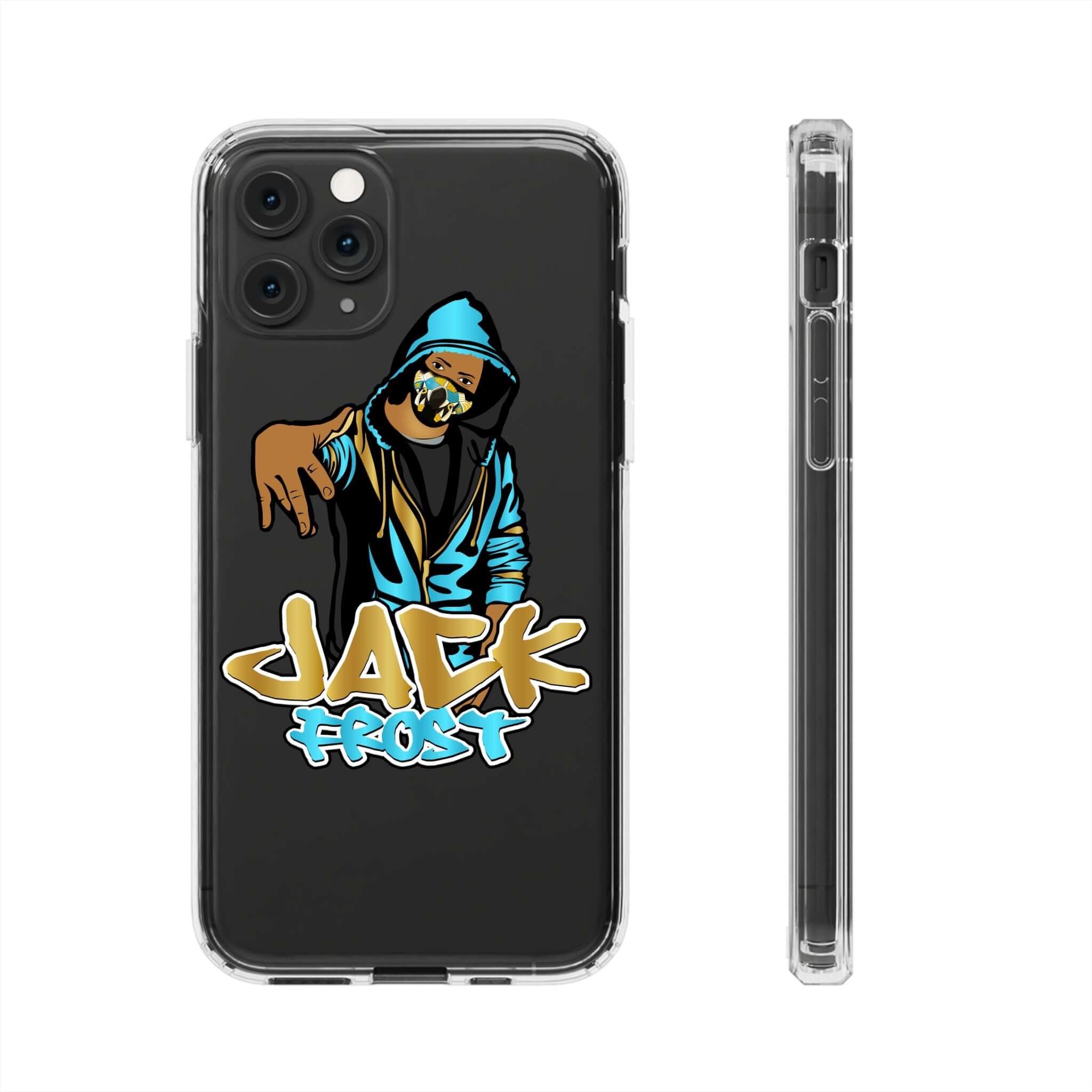 Jack Frost Face Clear Case