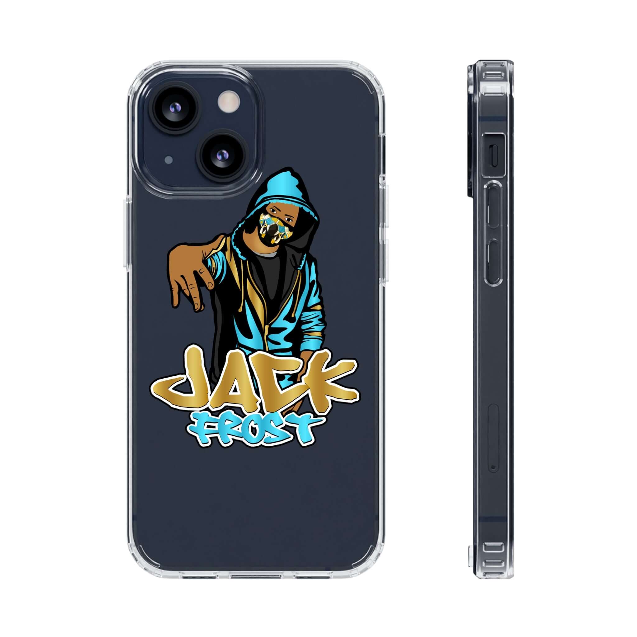 Jack Frost Face Clear Case