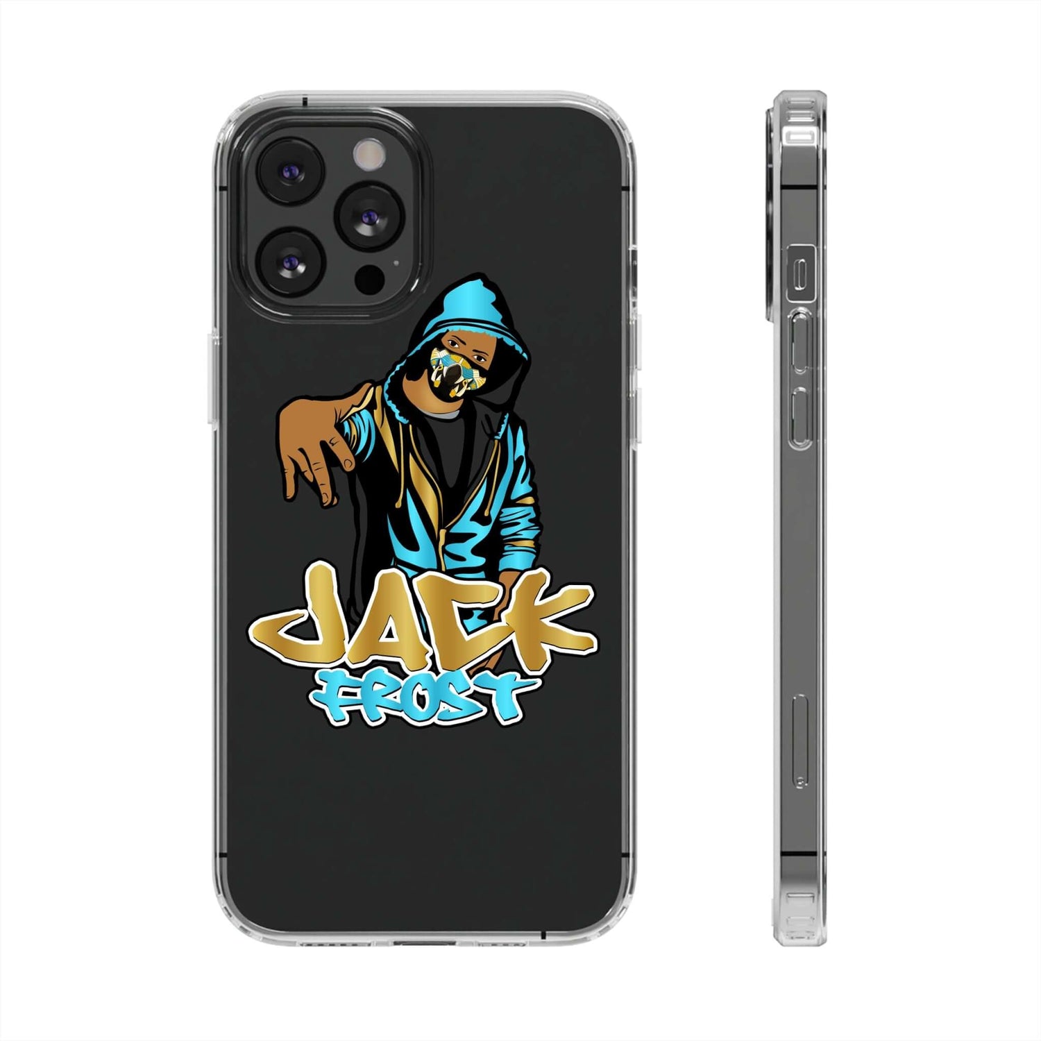 Jack Frost Face Clear Case