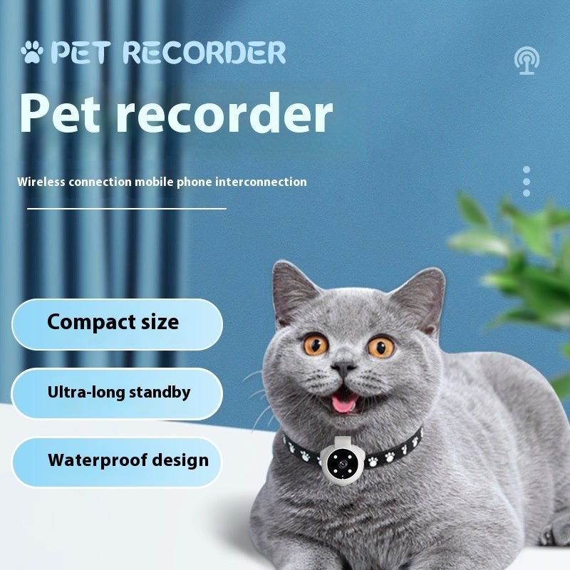 Pets Recorder and Tracker Collar for Dogs And Cats