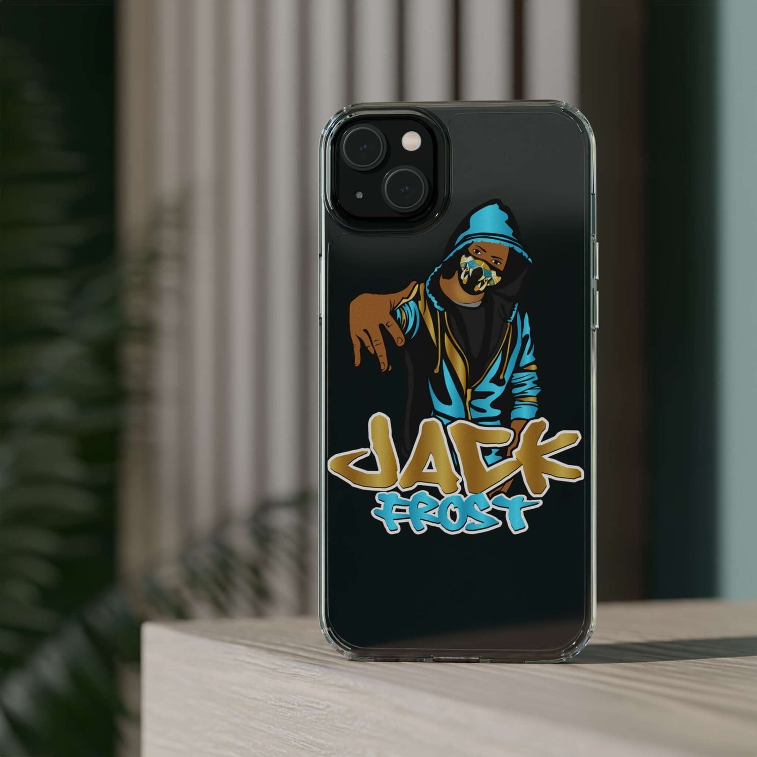 Jack Frost Face Clear Case