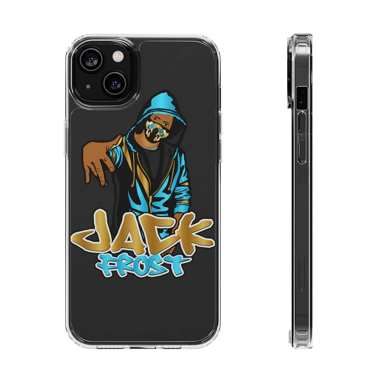 Jack Frost Face Clear Case