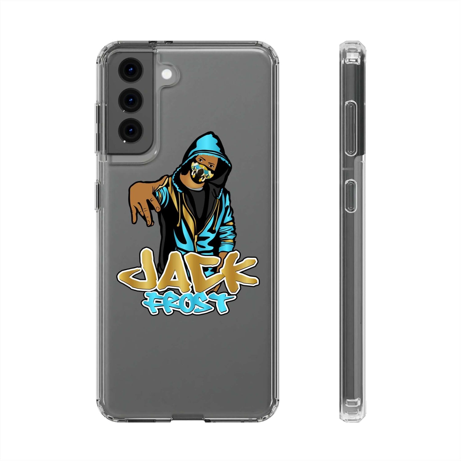 Jack Frost Face Clear Case