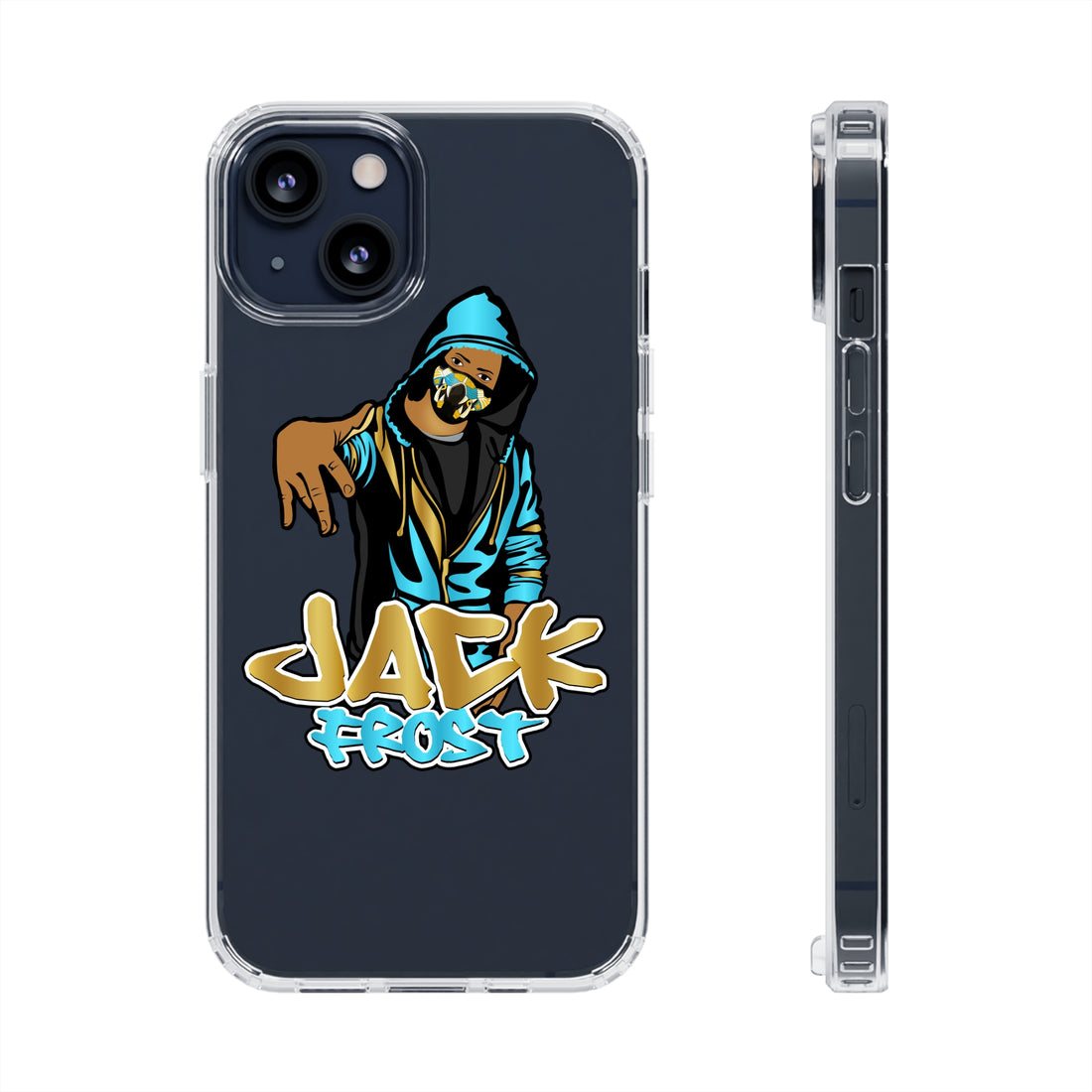 Jack Frost Face Clear Case