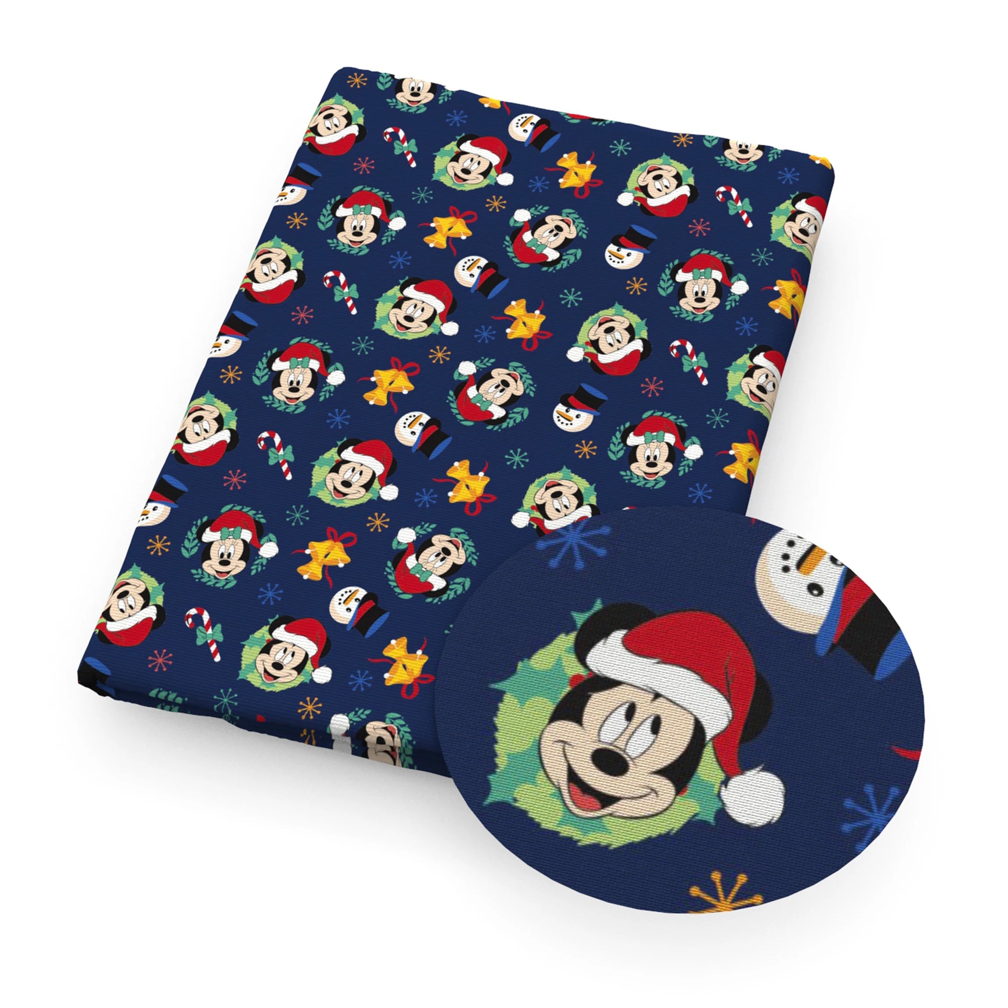 Disney Christmas Princess 50*145cm 100% Cotton Fabric Sewing Quilting Fabric Needlework Material DIY Handmade Patchework - Kaiju Mafia