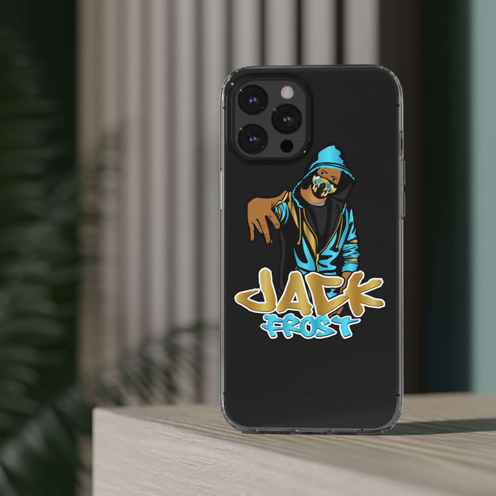 Jack Frost Face Clear Case