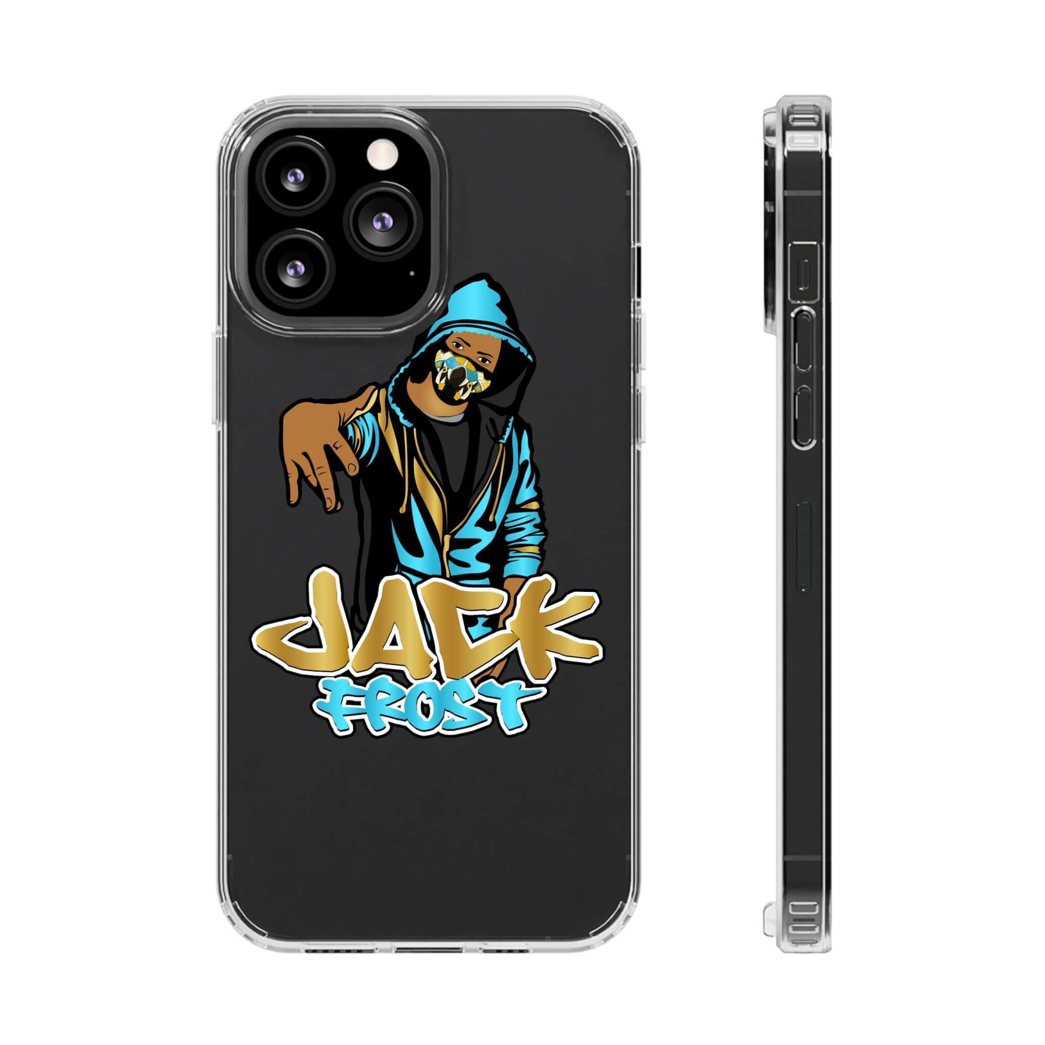 Jack Frost Face Clear Case