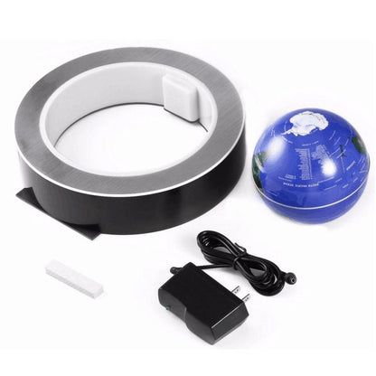 Round LED World Map Floating Globe Magnetic Levitation Light Anti Gravity Magic - Kaiju Mafia