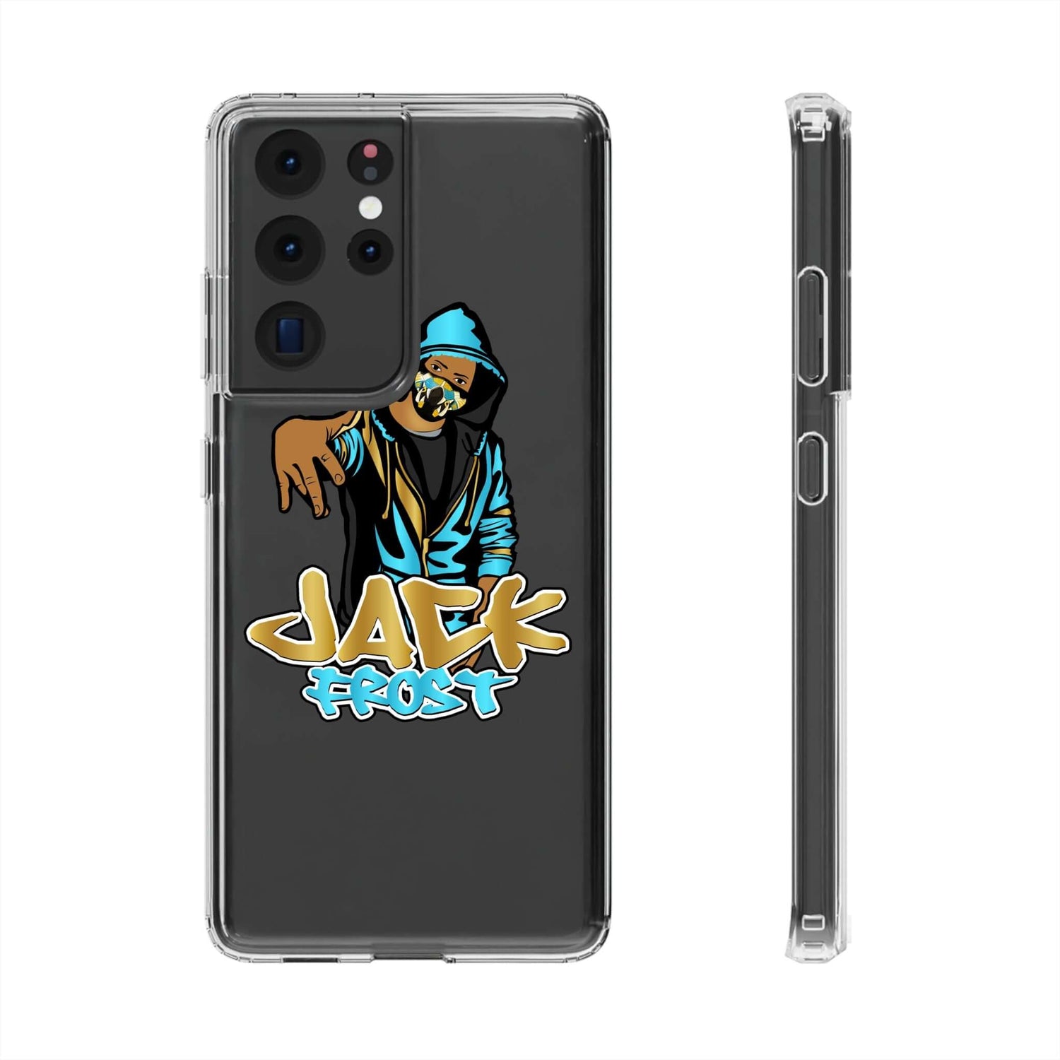 Jack Frost Face Clear Case