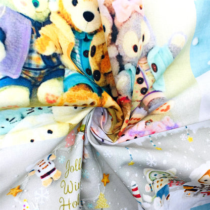 Disney Christmas Princess 50*145cm 100% Cotton Fabric Sewing Quilting Fabric Needlework Material DIY Handmade Patchework - Kaiju Mafia