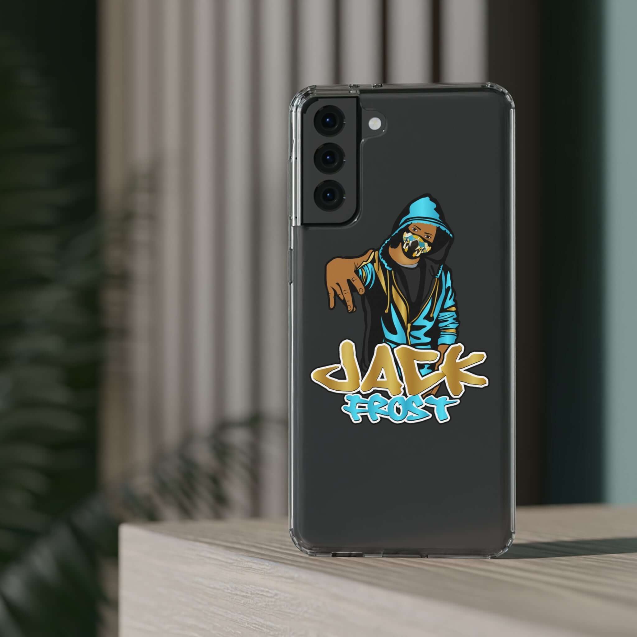 Jack Frost Face Clear Case