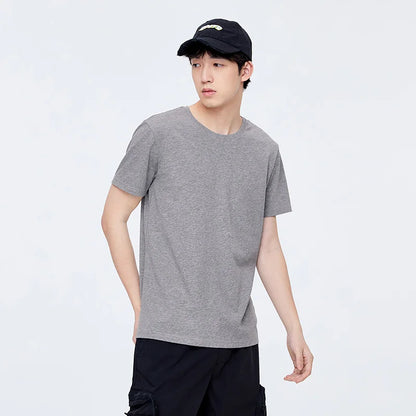 Semir Summer Cotton T Shirts Men 2025 Simple O Neck Stretch Solid New Tops Clothing Casual Tshirt Man Streetwear Cool Tee Shirts