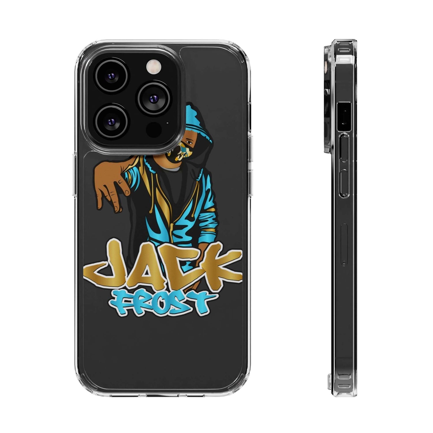 Jack Frost Face Clear Case