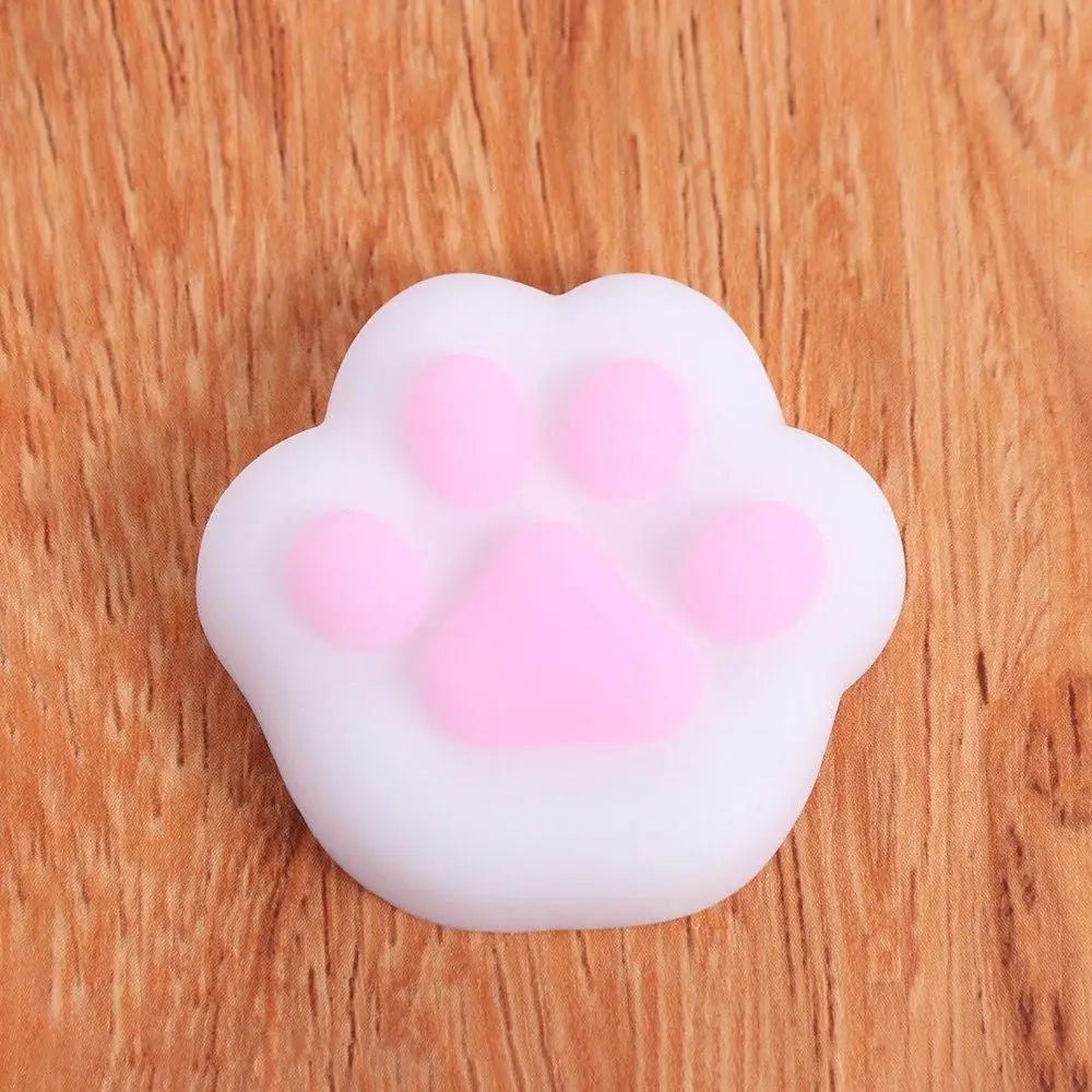 Mini Cat Paw Squeeze Toy Silicone Pinch Decompression Toy Plush TPR Fidget Sensory Toys For Kids Adults Gift - Kaiju Mafia