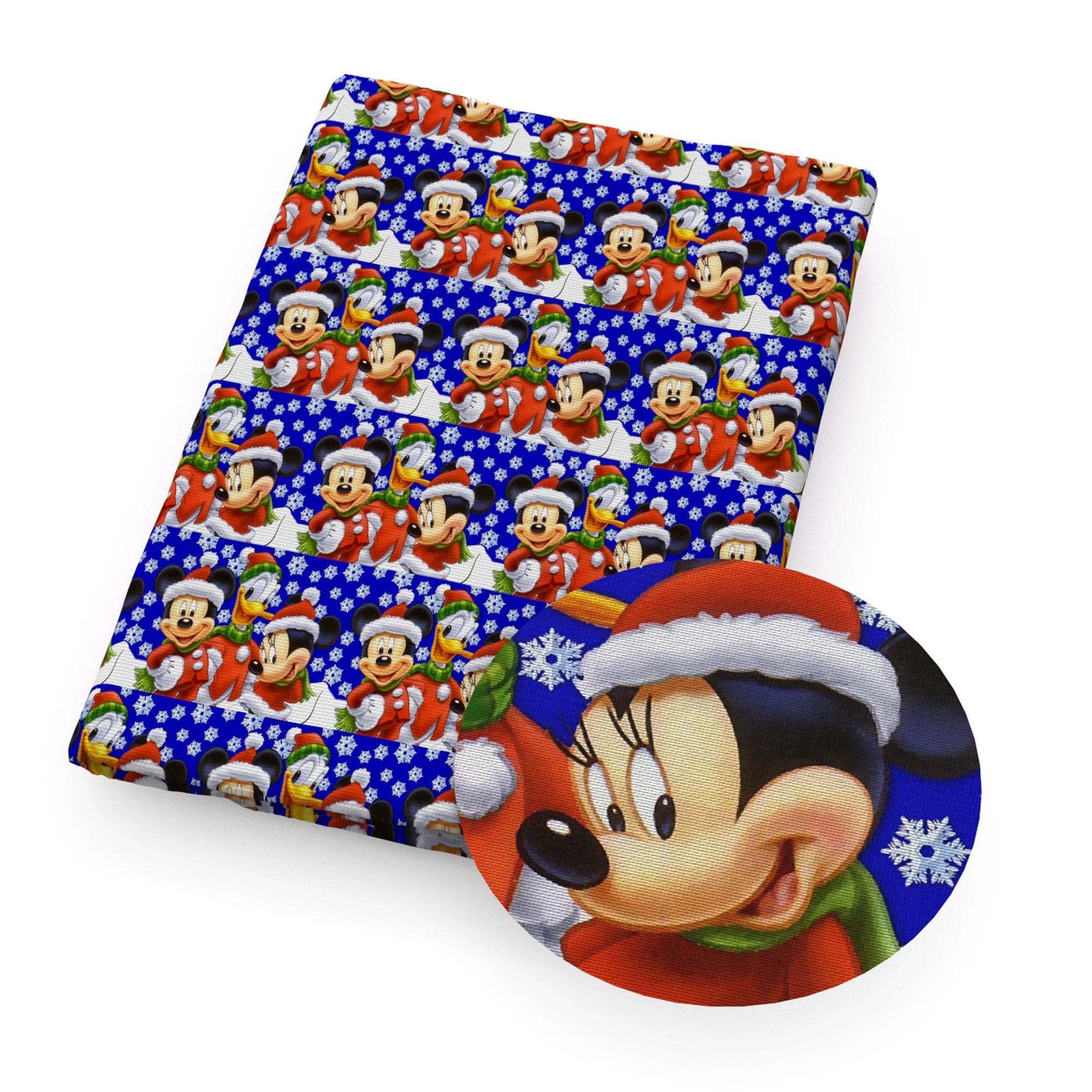 Disney Christmas Princess 50*145cm 100% Cotton Fabric Sewing Quilting Fabric Needlework Material DIY Handmade Patchework - Kaiju Mafia