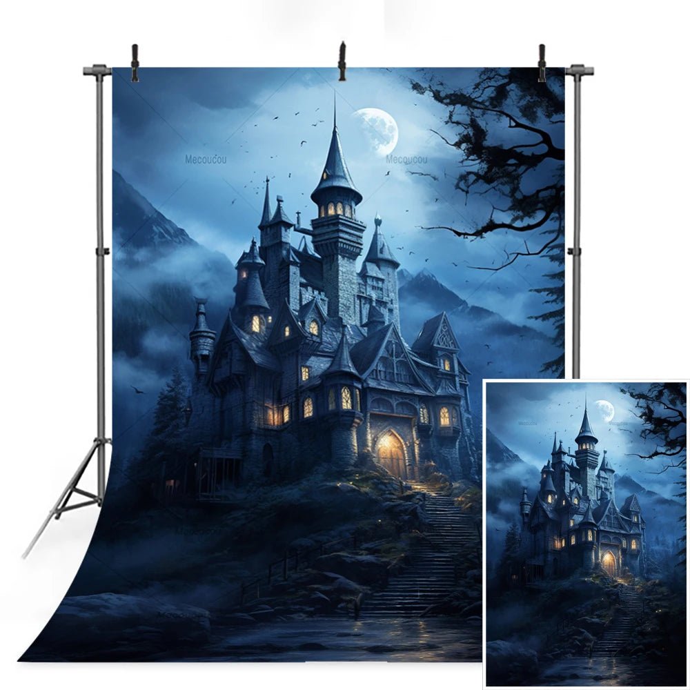 Magic Academy Vertical Section Backdrop Custom Hogwarts Theme Party Birthday Photography Poster Studio Decoration Background - Kaiju Mafia