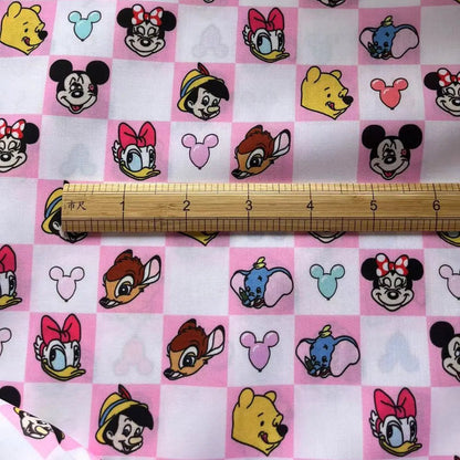 disney fabric 140x50CM Cartoon cotton fabric Patchwork Tissue Kid Home Textile Sewing Doll Dress Curtain Polyester cotton Fabric - Kaiju Mafia