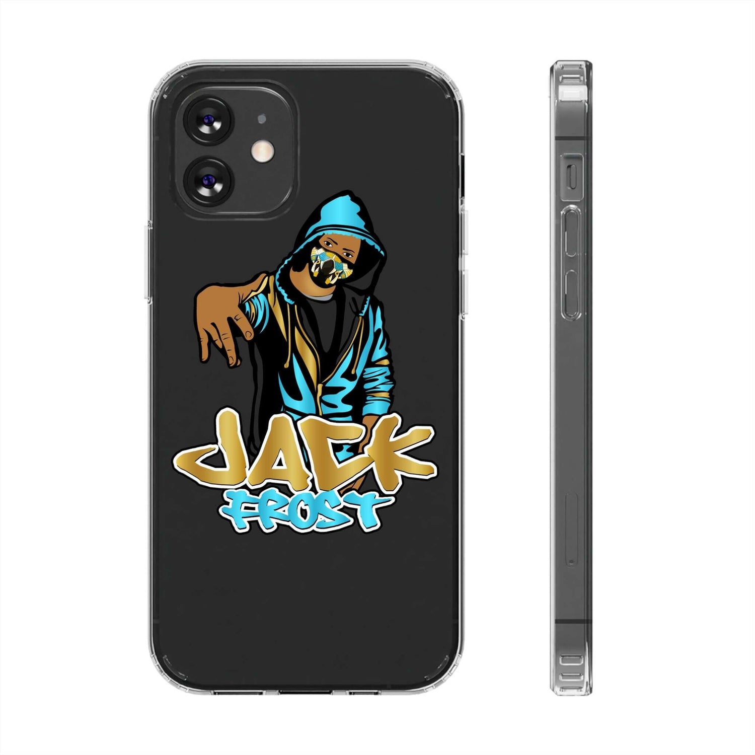 Jack Frost Face Clear Case