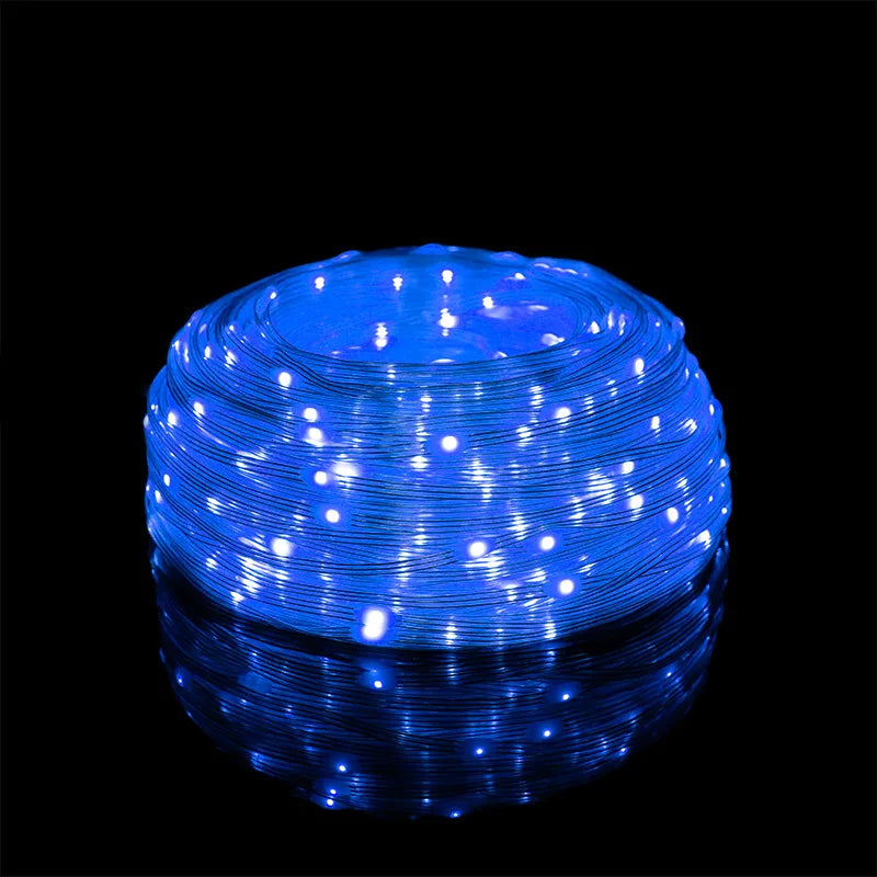 Outdoor Fairy Lights 100/150M Waterproof Garland IP67 EU/US Plug Starry String Lights Christmas Decorations 2025 Festoon Led