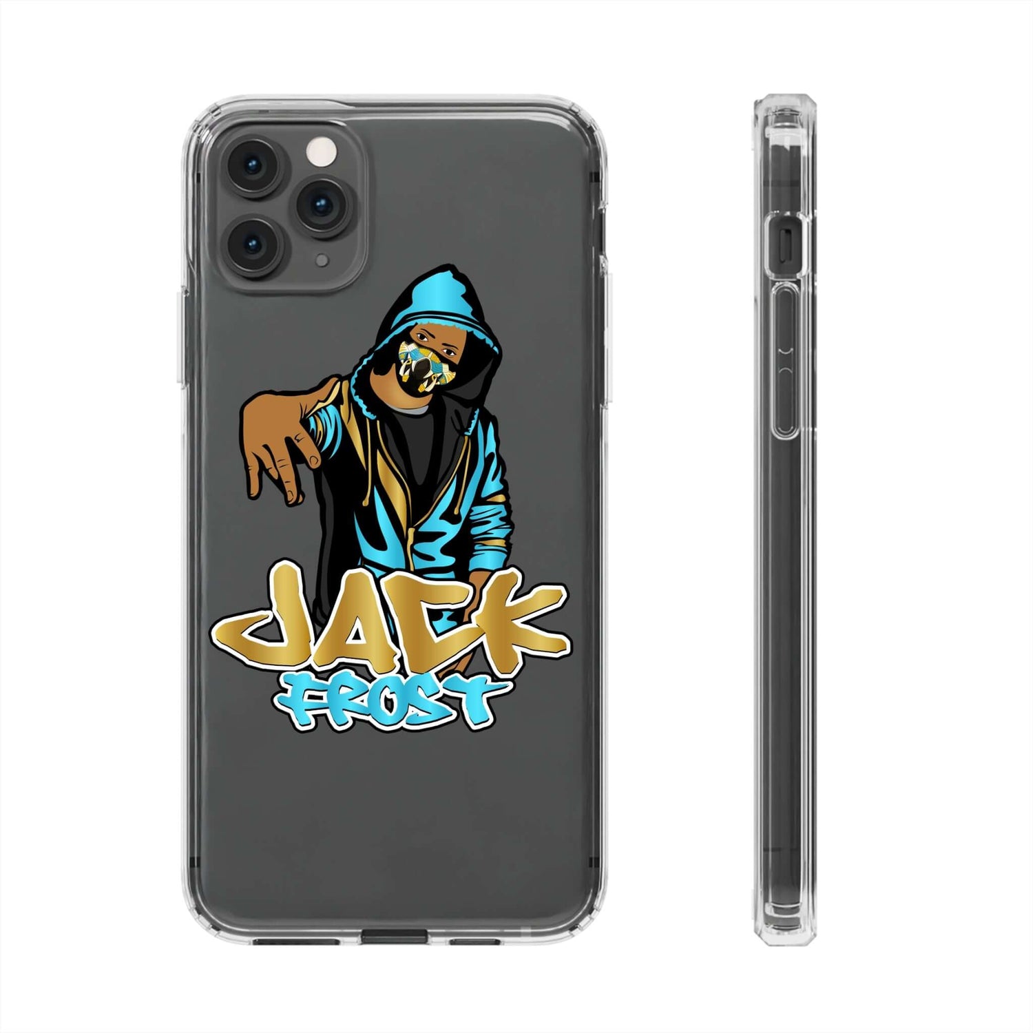 Jack Frost Face Clear Case