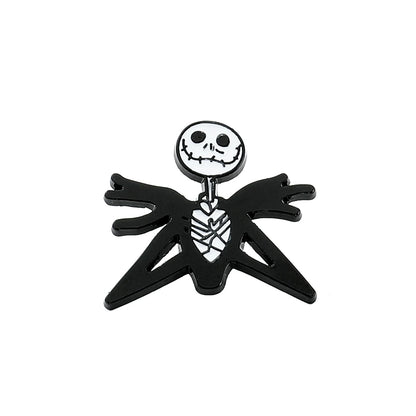 Disney The Nightmare Before Christmas Enamel Pin Cartoon Figure Sally Jack Skellington Metal Badge Brooch Kawaii Accessories - Kaiju Mafia