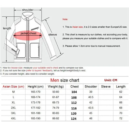 USB Heated Vest: Men&