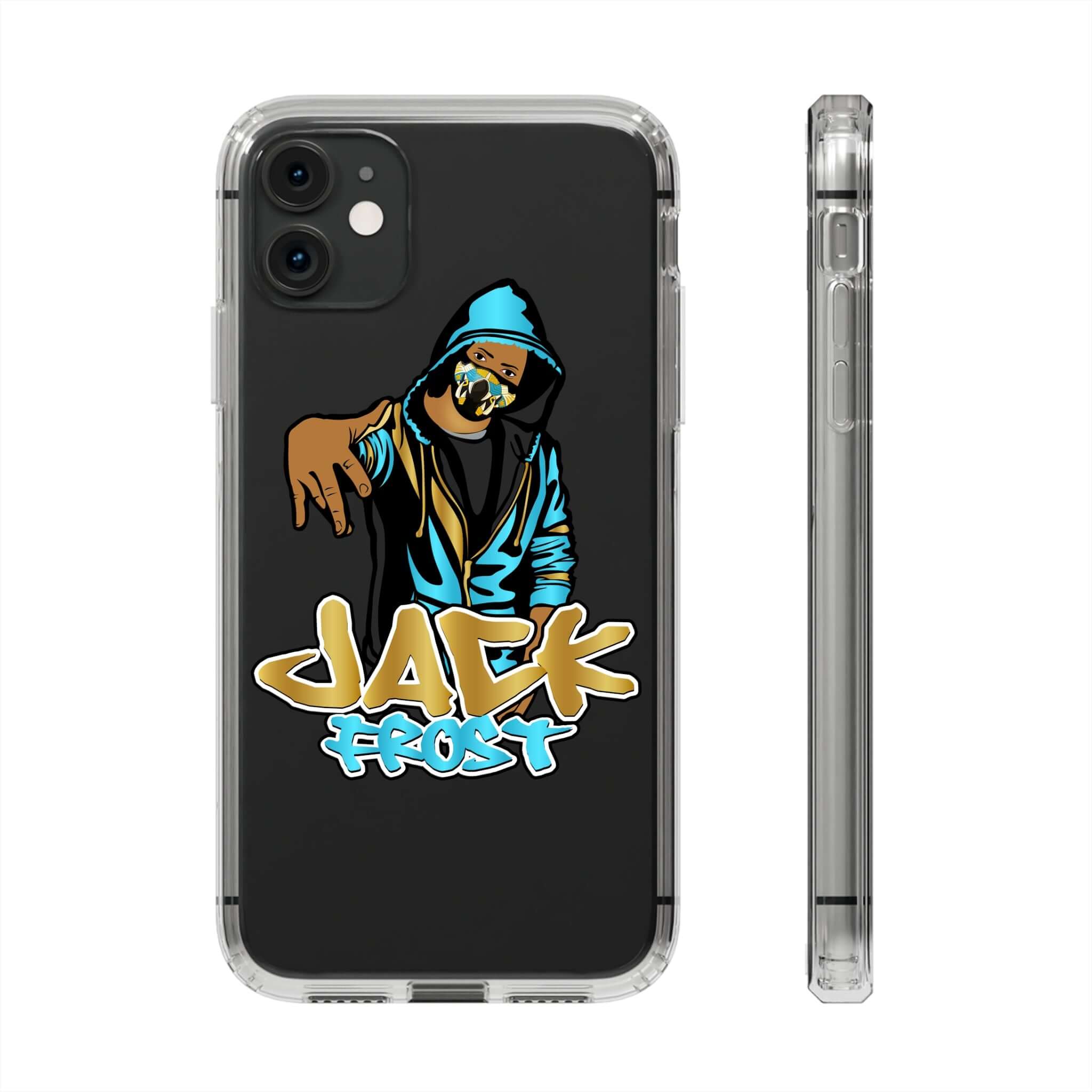 Jack Frost Face Clear Case