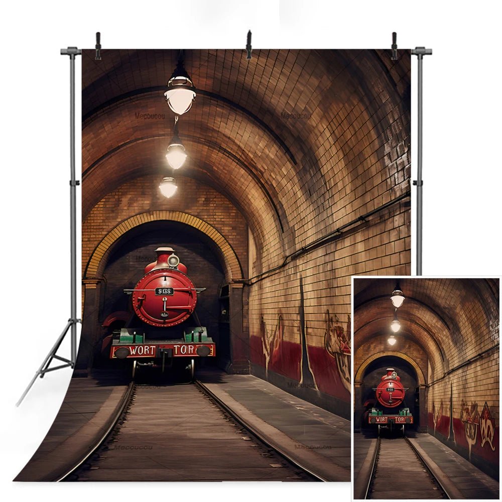 Magic Academy Vertical Section Backdrop Custom Hogwarts Theme Party Birthday Photography Poster Studio Decoration Background - Kaiju Mafia