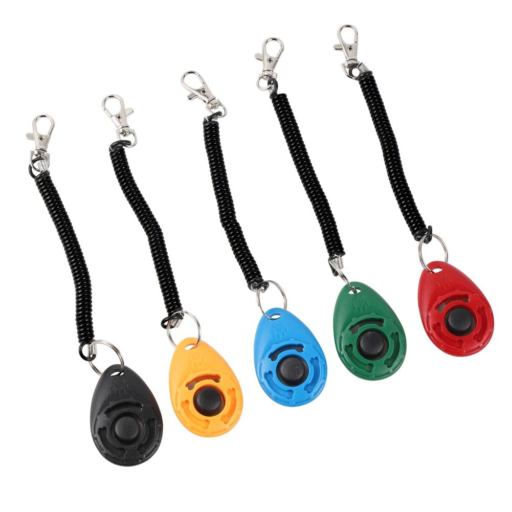 Adjustable Sound Clicker - Dog Training Tool with Wrist Strap and Key Chain - Kaiju Mafia