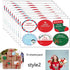 10 Sheets/Pack Merry Christmas Sticker DIY Festival Party Cards Gift Packaging Baking Decoration Label Stickers Stationery - Kaiju Mafia