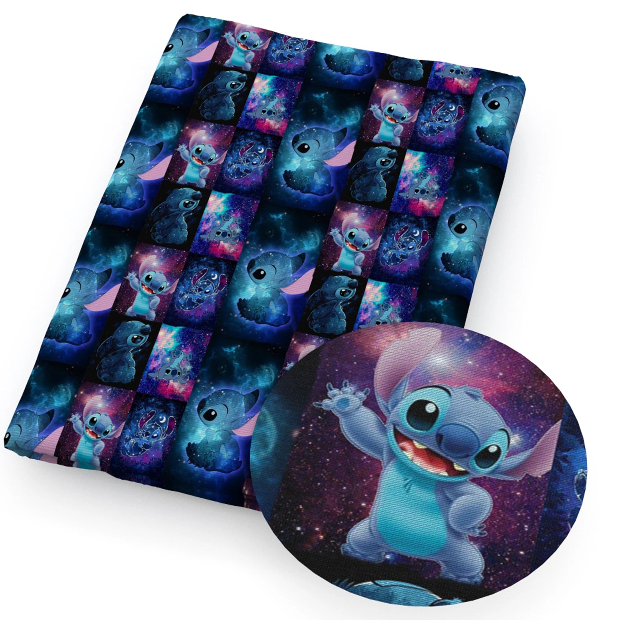 Disney Lilo and Stitch 50*145cm Polyester Cotton Fabric Sewing Quilting Fabric Needlework Material DIY Handmade - Kaiju Mafia