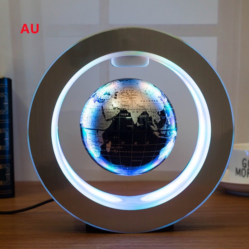 Round LED World Map Floating Globe Magnetic Levitation Light Anti Gravity Magic - Kaiju Mafia