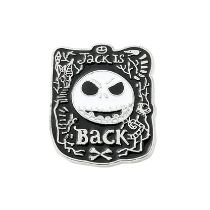 Disney The Nightmare Before Christmas Enamel Pin Cartoon Figure Sally Jack Skellington Metal Badge Brooch Kawaii Accessories - Kaiju Mafia