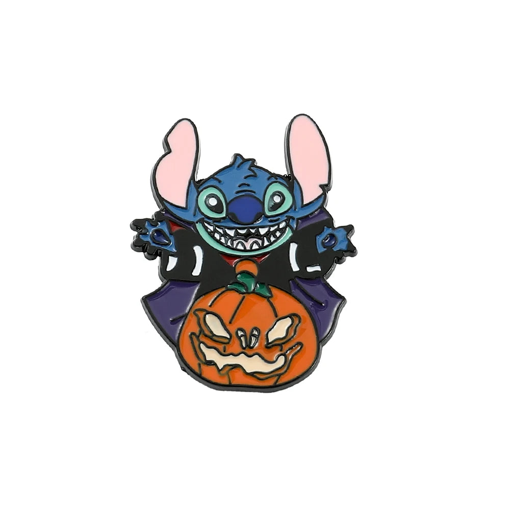 Disney Lilo &amp; Stitch Brooches Cute Stitch Pin for Backpack Cartoon Anime Metal Badges for Bag Hat Accessories Christmas Gifts