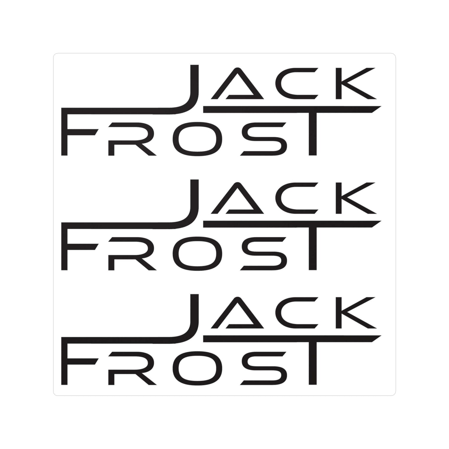 Jack Frost Triple Vinyl Kiss-Cut Stickers