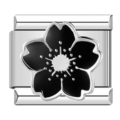 Hapiship Romantic Colour Heart Star Flwoer Tai Chi Italian Charm Links Fit 9mm Stainless Steel Bracelet Jewelry DIY Making DJ597 - Kaiju Mafia